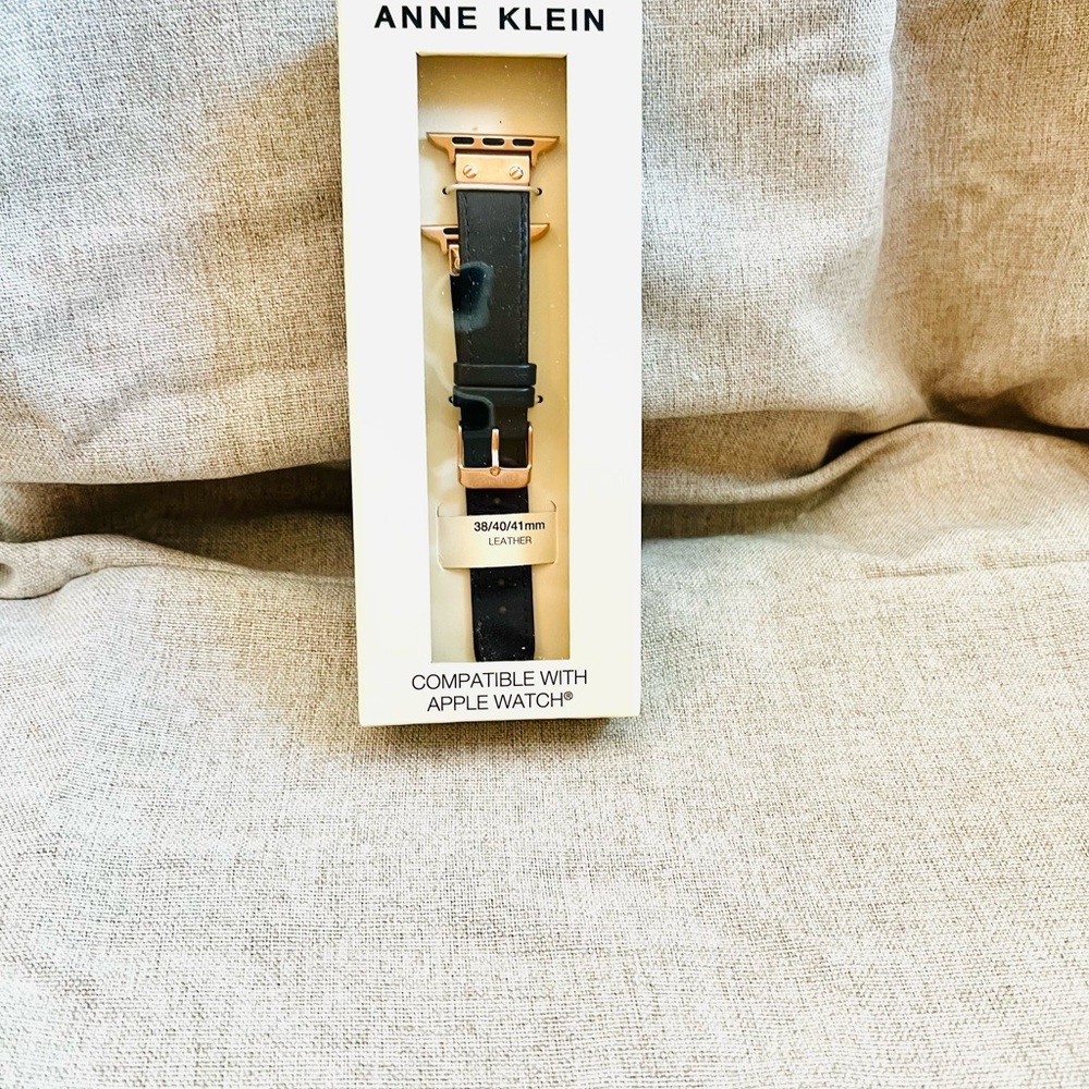 Anne Klein leather compatible with Apple watch band